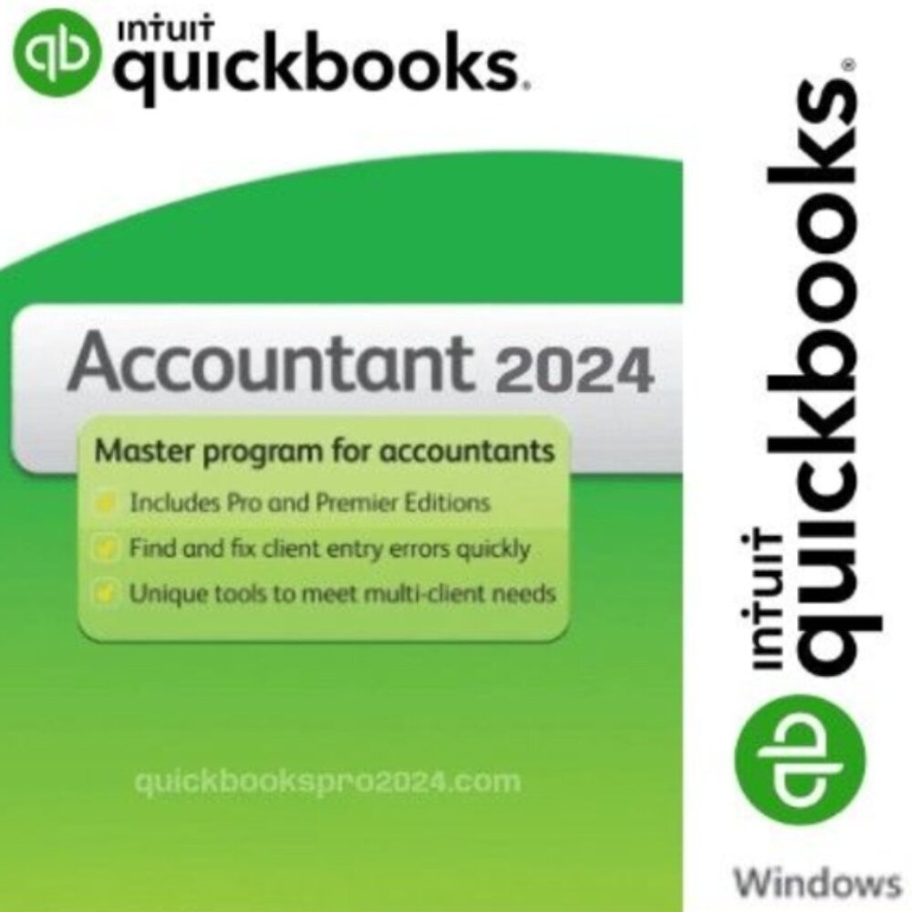 Quickbooks Desktop Enterprise Accountant 2024 for Windows | 5 User